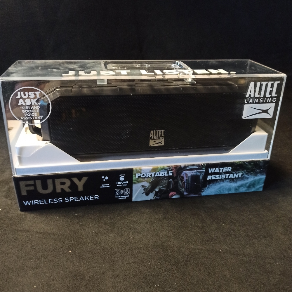 New Altec Lansing Fury Bluetooth Speaker